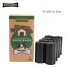 Kundenspezifische duftende Hundekotbeutel auf Maisstärkebasis umweltfreundliche kompostierbare biologisch abbaubare Hundekotbeutel