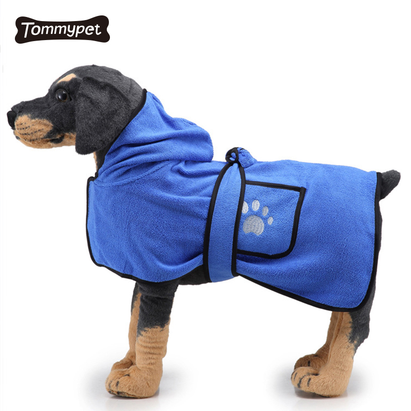 Großhandel bequeme Baumwolle weiche gemütliche Mode Handtücher Pyjamas Haustier Hund Bademantel