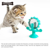 Turntable Interactive Slow Feeder Food Leakage Trainer Lustiges Katzenspielzeug