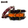 strapazierfähiges Luxus-Leder wasserdichtes Hundehalsband buntes Stachelrosa weiches Hundehalsband mit Stacheln