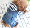 Private Label-Hersteller Benutzerdefinierte Mikrofaser-Reinigungs-Jeans-Vierbeinige Jungen-Haustier-Hundekleidung für Welpen