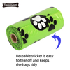 Vollständig kompostierbarer Einweg-Kotbeutel Kundenspezifischer biologisch abbaubarer Hundekotbeutel aus Maisstärke mit Verteiler
